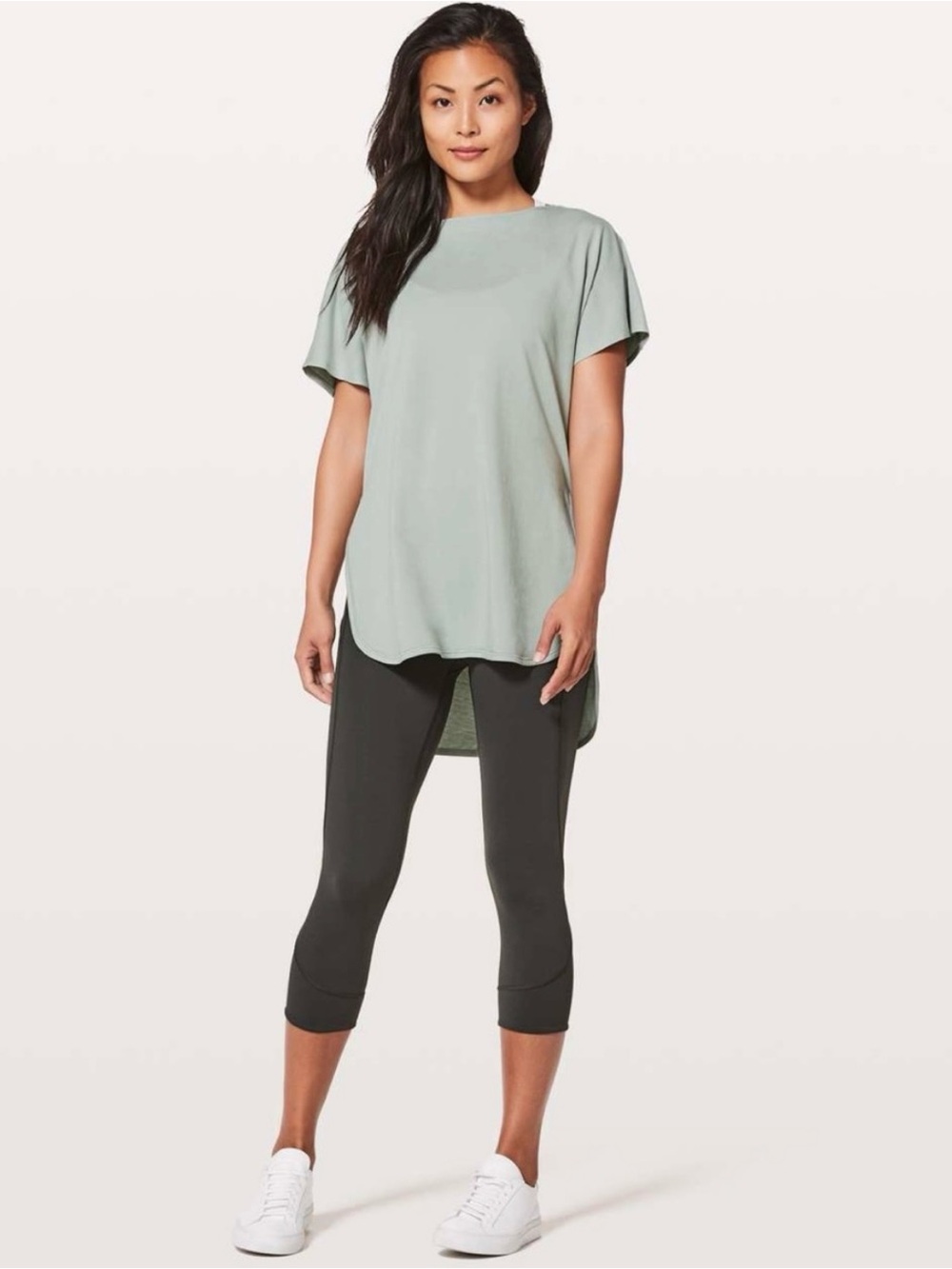 lululemon athletica Sage Green High-Low Tunic